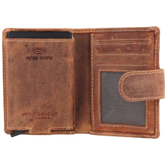 Jack Kinsky Baltimore Kreditkartenetui RFID Schutz Leder 11 cm