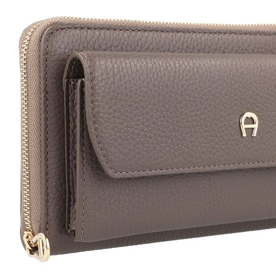 AIGNER Clutch Geldbörse Leder 20 cm