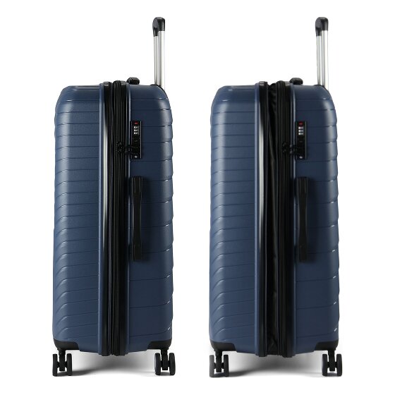 Benzi 5808 4 Rollen Trolley 74 cm mit Dehnfalte