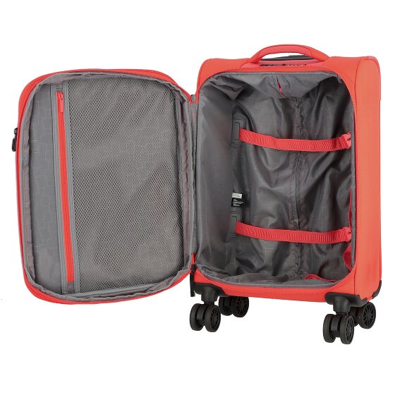 Jump Monthélys 4 Rollen Kabinentrolley 55 cm mit Dehnfalte