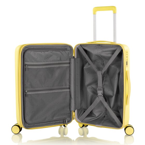 Heys Pastel 4 Rollen Kabinentrolley S 53 cm mit Dehnfalte