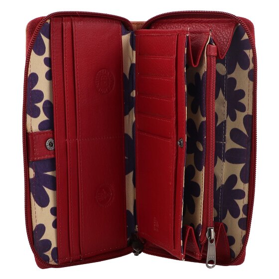 Greenburry Nappa Geldbörse RFID Schutz Leder 19.5 cm