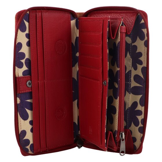 Greenburry Nappa Geldbörse RFID Schutz Leder 19.5 cm