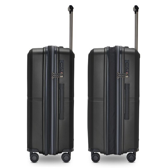 Pactastic Collection 01 4 Rollen Trolley M 67 cm mit Dehnfalte