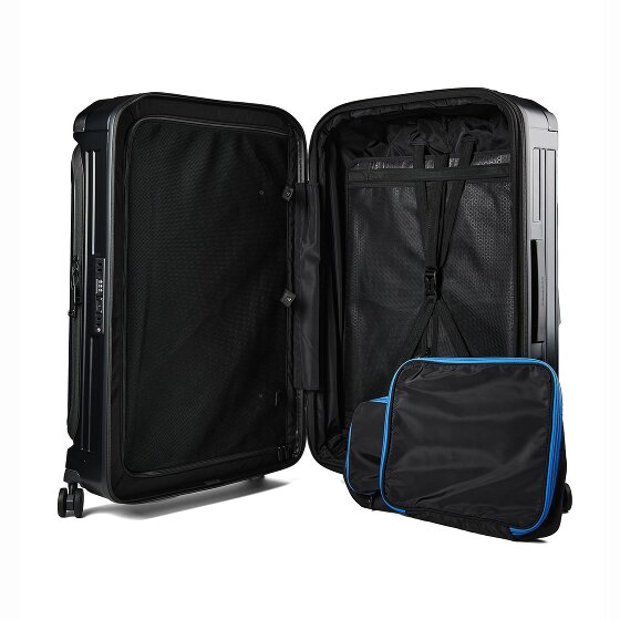 Piquadro PQ-Light 4 Rollen Trolley 78 cm mit Dehnfalte