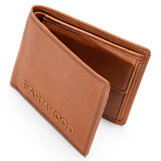 Farmhood Memphis Geldbörse RFID Schutz Leder 12.5 cm