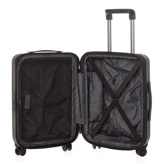 Mandarina Duck Tank Case 4 Rollen Kabinentrolley S 55 cm mit Dehnfalte