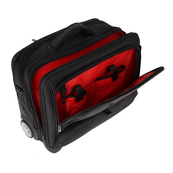 Dermata 2 Rollen Businesstrolley 41 cm Laptopfach