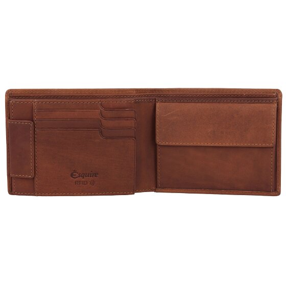 Esquire Dallas Geldbörse RFID Schutz Leder 13.5 cm