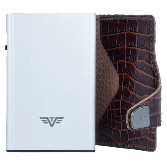 Tru Virtu Click & Slide Kreditkartenetui Geldbörse RFID Leder 6,5 cm