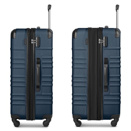 Wenger Amplar Evo 4 Rollen Trolley L 75 cm mit Dehnfalte