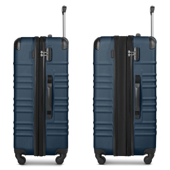 Wenger Amplar Evo 4 Rollen Trolley L 75 cm mit Dehnfalte