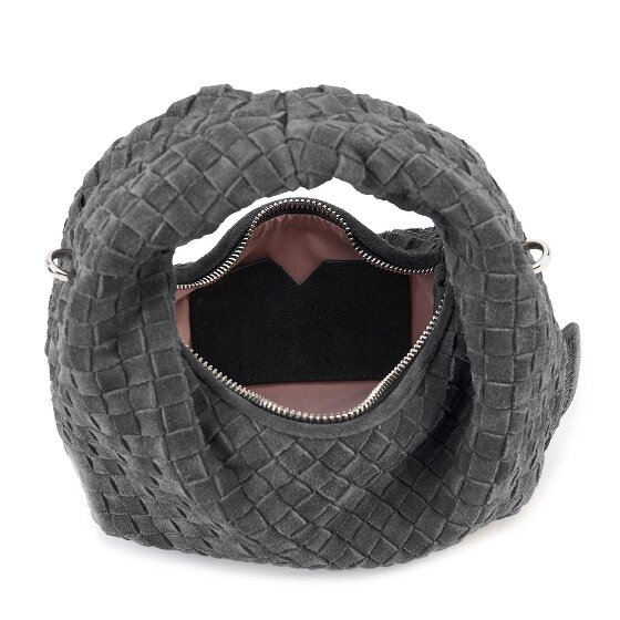 LES VISIONNAIRES Greta Micro weave Handtasche Leder 20 cm