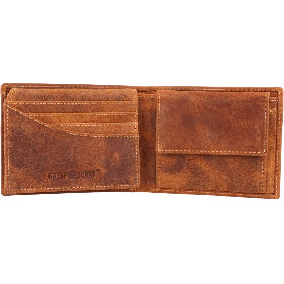 Greenburry Vintage Geldbörse Leder 12 cm