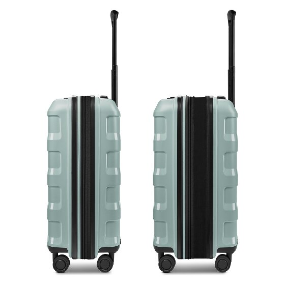 Redolz Pro PP 4 Rollen Kabinentrolley 55 cm mit Dehnfalte