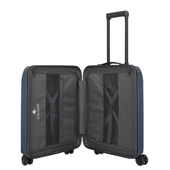 Travelite Dynamiic 4 Rollen Kabinentrolley 55 cm mit Dehnfalte