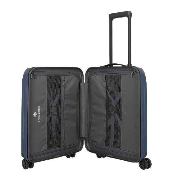 Travelite Dynamiic 4 Rollen Kabinentrolley 55 cm mit Dehnfalte