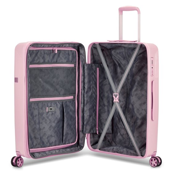 Roncato Airglam 4 Rollen Trolley M 68 cm mit Dehnfalte