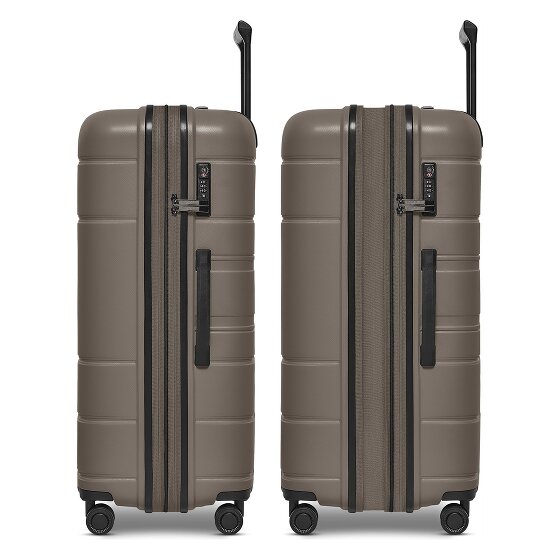 Redolz Essentials 11 4 Rollen Trolley 76 cm mit Dehnfalte