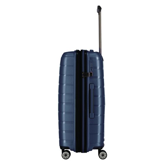 Travelite Air Base 4 Rollen Trolley 67 cm mit Dehnfalte