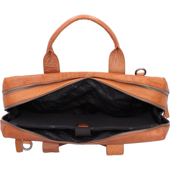 Plevier Rock Flint Aktentasche RFID Schutz Leder 41 cm Laptopfach
