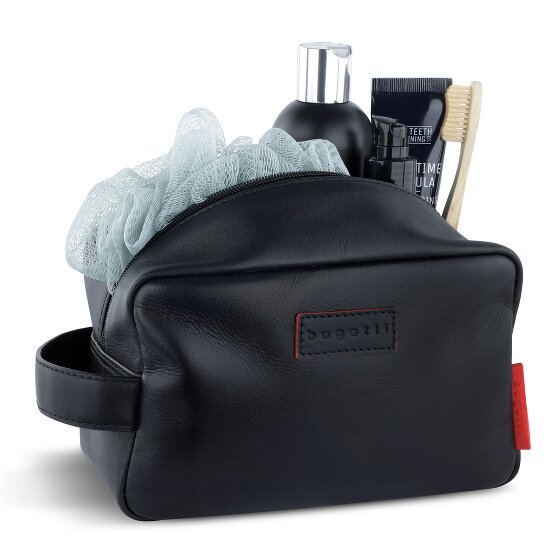 Bugatti Clark Kulturbeutel Leder 20 cm