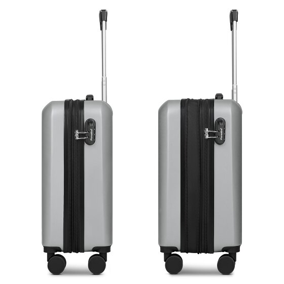 Check.In Paradise 2.0 4 Rollen Kabinentrolley S 55 cm mit Dehnfalte