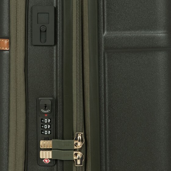 Bric's Bellagio 4 Rollen Kabinentrolley 55 cm mit Dehnfalte