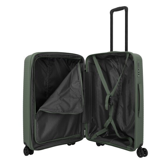 Travelite Air Stripe 4 Rollen Kofferset 3-teilig mit Dehnfalte