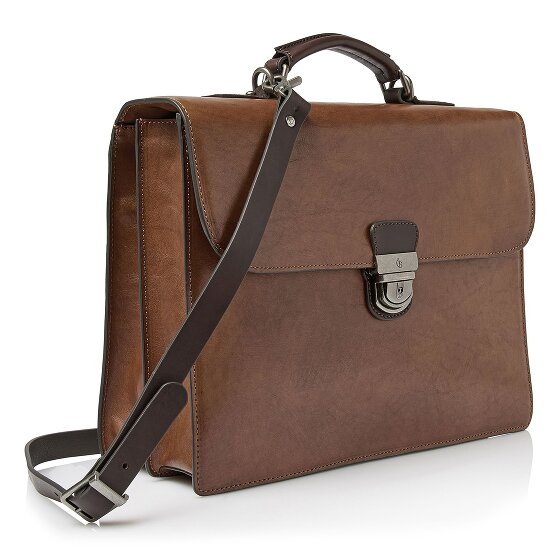 Castelijn & Beerens Rien Aktentasche RFID Schutz Leder 39.5 cm Laptopfach