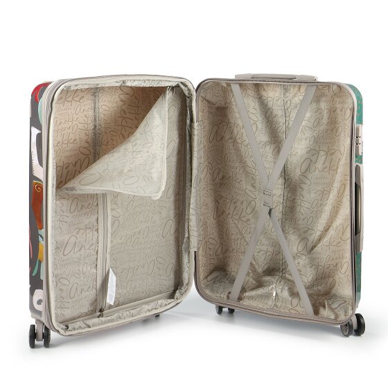 Anekke Muse 4 Rollen Kofferset 2-teilig mit Dehnfalte