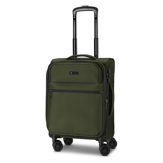 Bugatti Valencia Soft 4 Rollen Kabinentrolley S 55 cm mit Dehnfalte