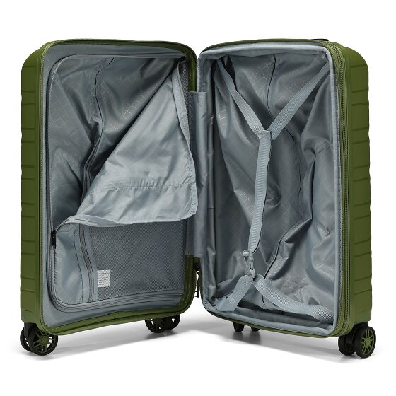 d&n Travel Line 4700 4 Rollen Kabinentrolley 55 cm mit Dehnfalte