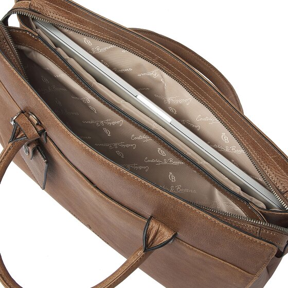 Castelijn & Beerens Carisma Shopper Tasche RFID Schutz Leder 41 cm Laptopfach