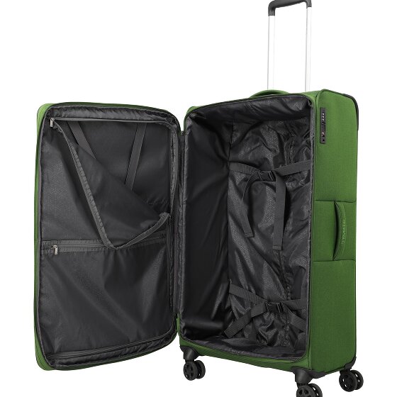 Travelite Cubis 4 Rollen Trolley L 83 cm mit Dehnfalte