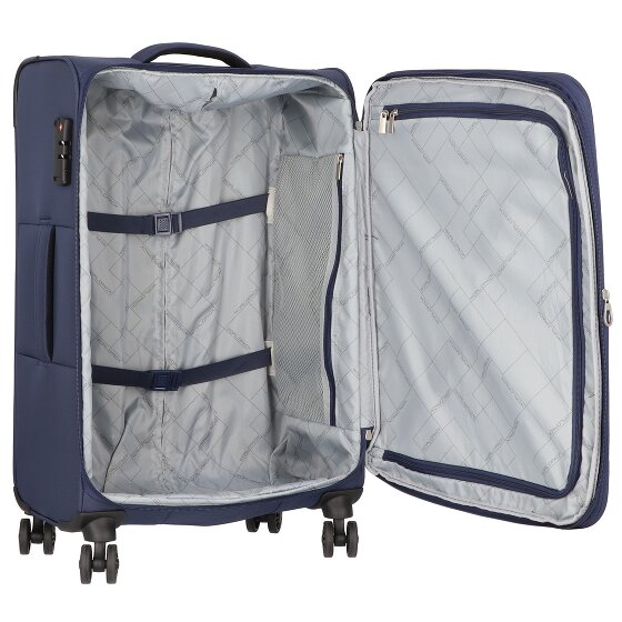 Worldpack Dublin 4 Rollen Kofferset 3-teilig mit Dehnfalte