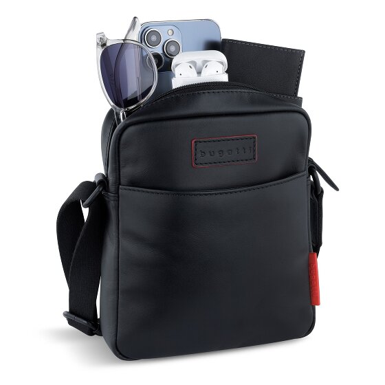 Bugatti Clark Umhängetasche Leder 18 cm