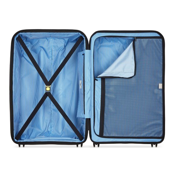 Delsey Paris Lutece Se 4 Rollen Trolley 79 cm mit Dehnfalte