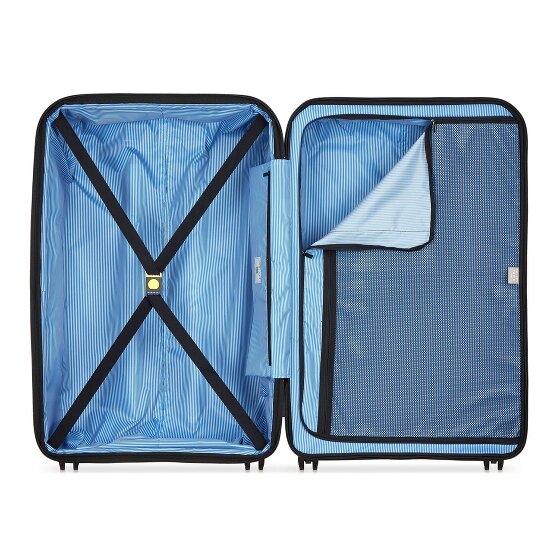 Delsey Paris Lutece Se 4 Rollen Trolley 79 cm mit Dehnfalte