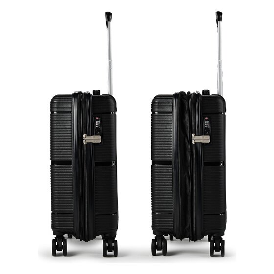 Benzi 5899 4 Rollen Kabinentrolley S 55 cm mit Dehnfalte