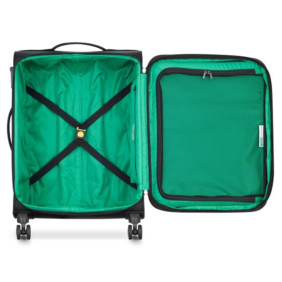 Delsey Paris x United Colors of Benetton Color Bock 4-Rollen Trolley 67 cm mit Dehnfalte