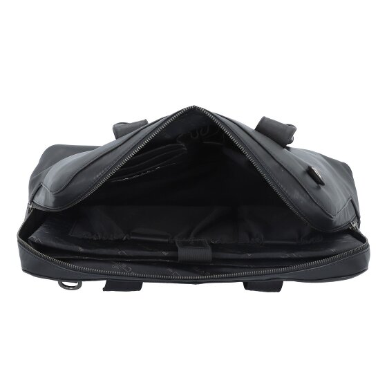 Plevier Structure Canton Schultertasche Leder 44 cm Laptopfach