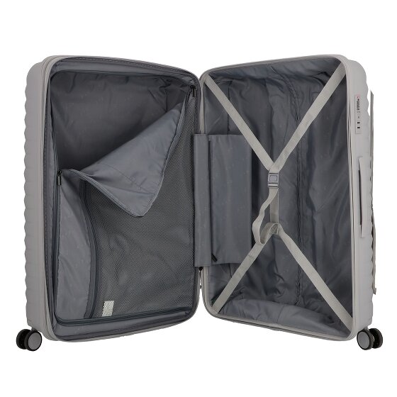 d&n Travel Line 4500 4 Rollen Trolley L 75 cm mit Dehnfalte