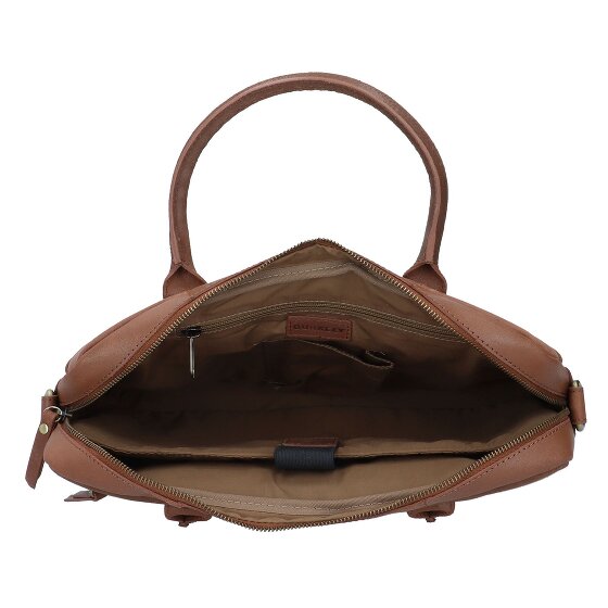 Burkely Vintage Aktentasche Leder 37 cm Laptopfach