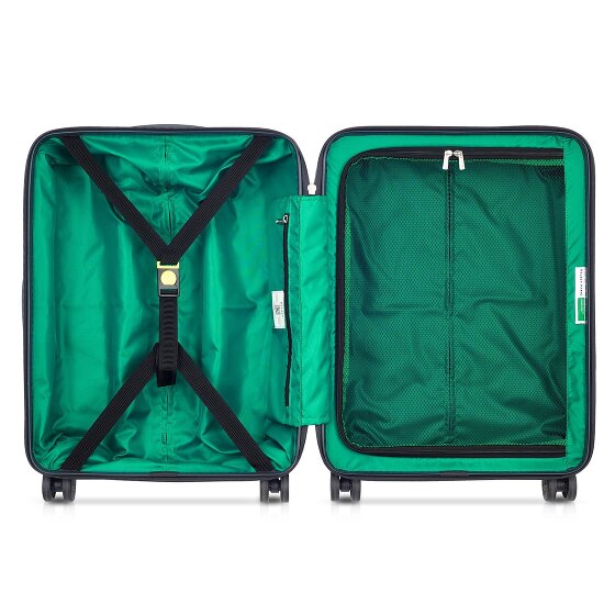 Delsey Paris x United Colors of Benetton Fabrica 4-Rollen Kofferset 3 tlg.