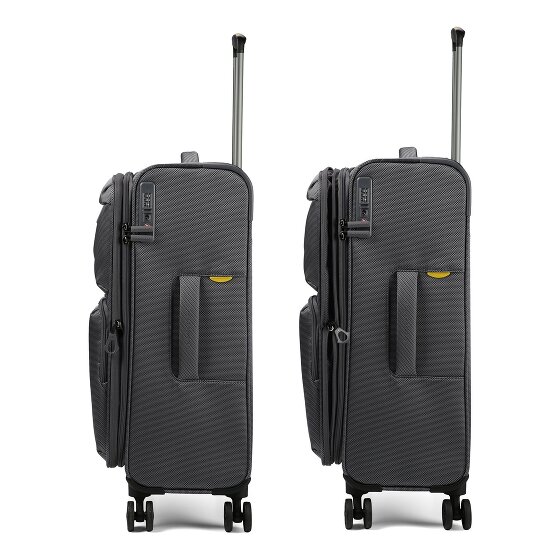 Mandarina Duck Zephyr 4 Rollen Trolley M 67 cm mit Dehnfalte