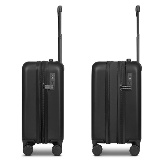 Bugatti Valencia 2.0 4 Rollen Kabinentrolley S 54 cm mit Dehnfalte