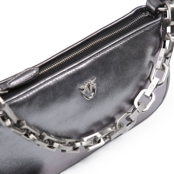 PINKO Half Moon Handtasche Leder 23 cm