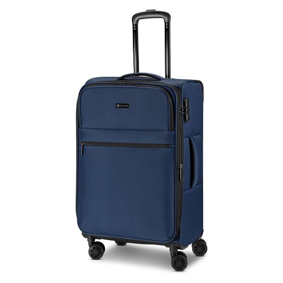Bugatti Valencia Soft 4 Rollen Trolley M 65 cm mit Dehnfalte