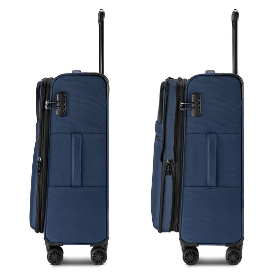 Bugatti Valencia Soft 4 Rollen Trolley M 65 cm mit Dehnfalte